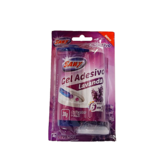Gel adhesivo para inodoro lavanda